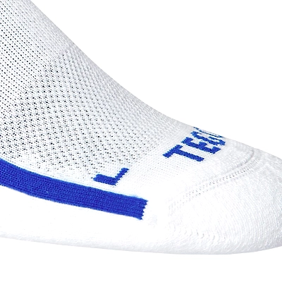TEGO Men's No-Show Cotton Blend Socks (1 Pair)-WHITE BLUE-M-5