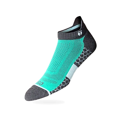 TEGO Drill Ankle Nylon-Coolmax Socks (1pair)-GREEN/GREY-S-1