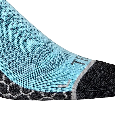 TEGO Drill Ankle Nylon-Coolmax Socks (1pair)-BLUE GREY-S-5