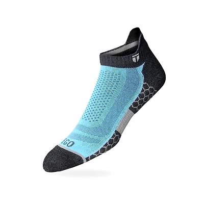 TEGO Drill Ankle Nylon-Coolmax Socks (1pair)-BLUE GREY-S-1