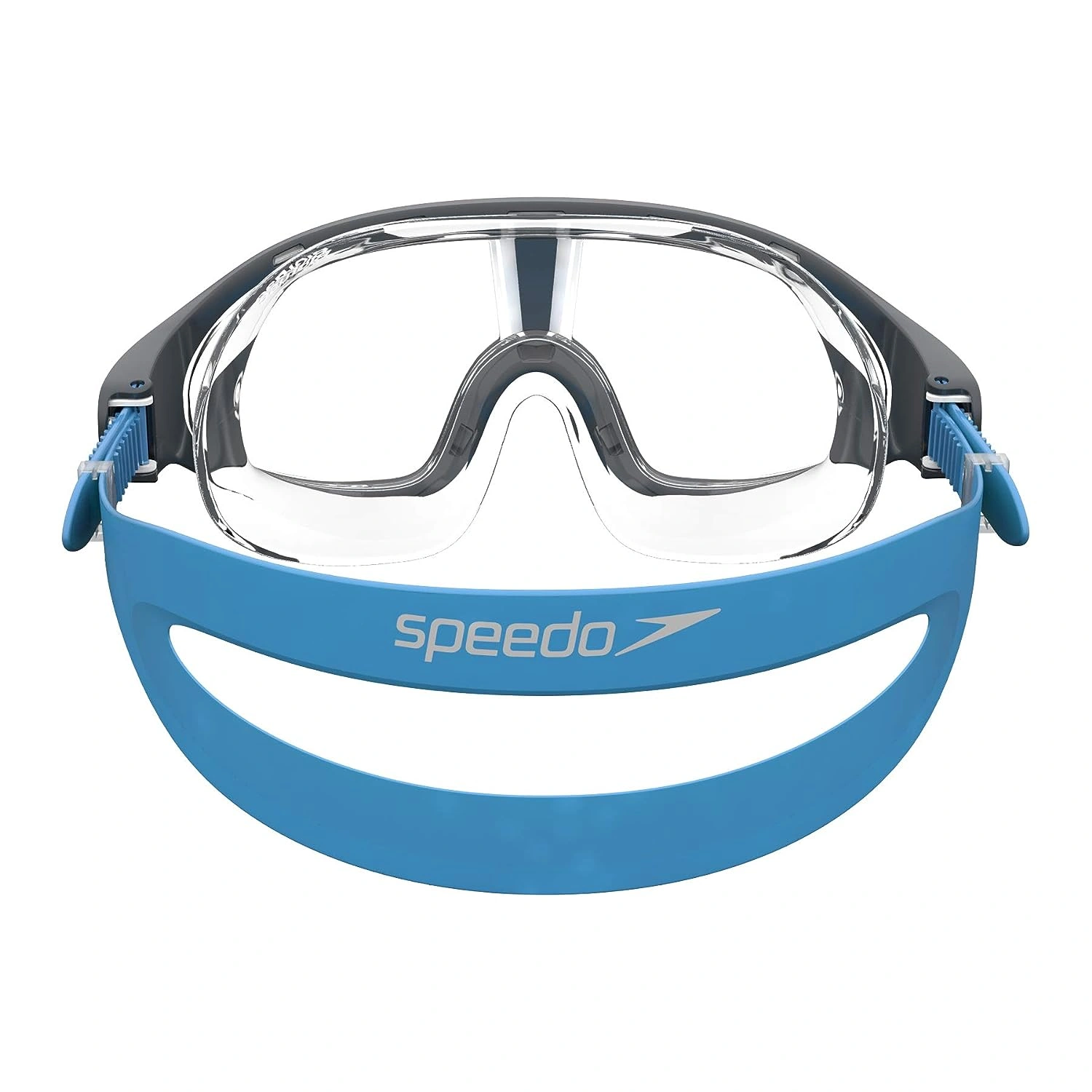 Speedo 811775C750 Biofuse Rift GOG V2 Au Swim Goggle-BLUE/CLEAR-SR-2