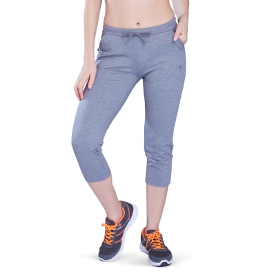 Laasa Sports  Mid-Rise Travelling Cotton Track Pant for Women