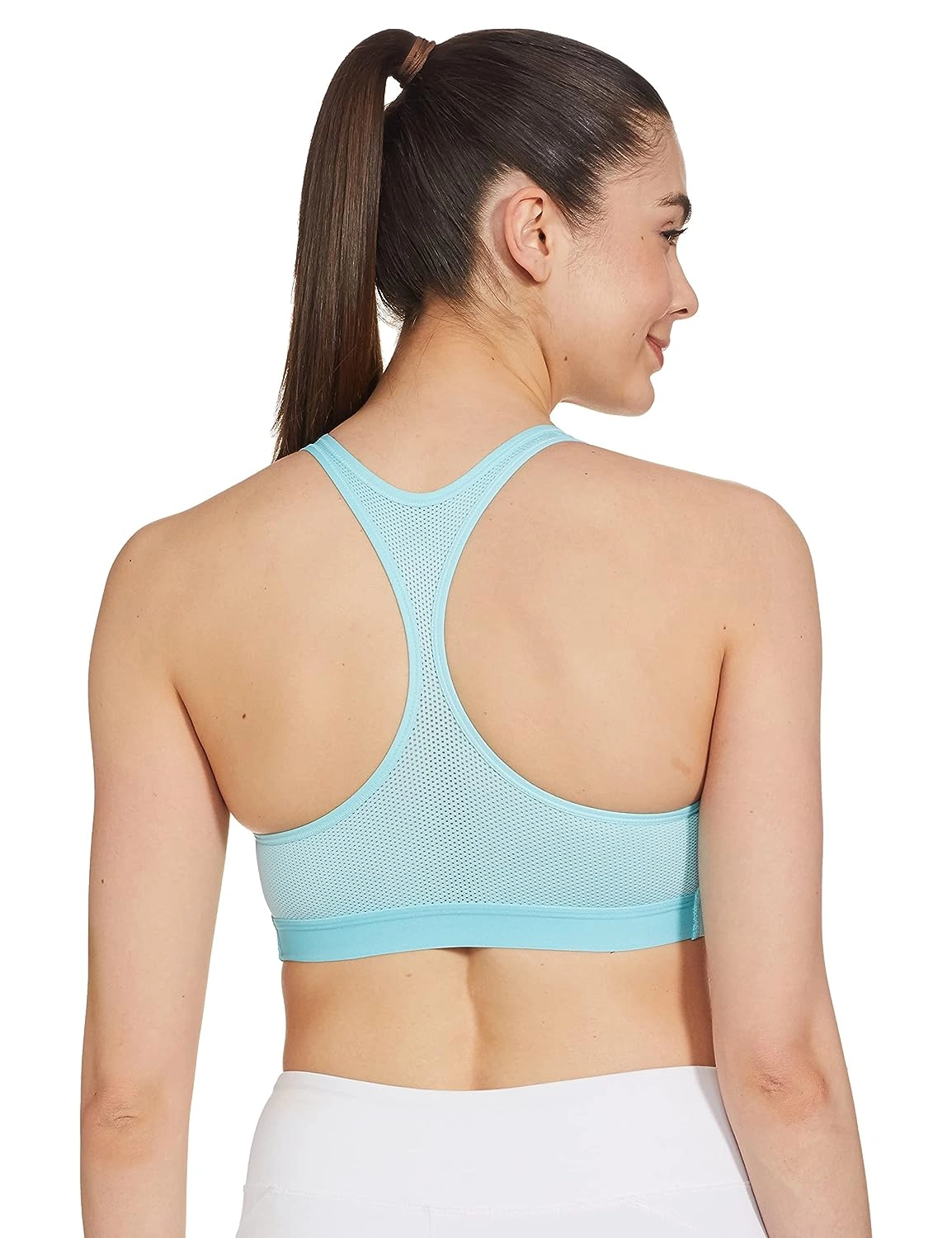 Nike Dri FIT Swoosh Icon Clash Sports Bra-Sky Blue-XL-2