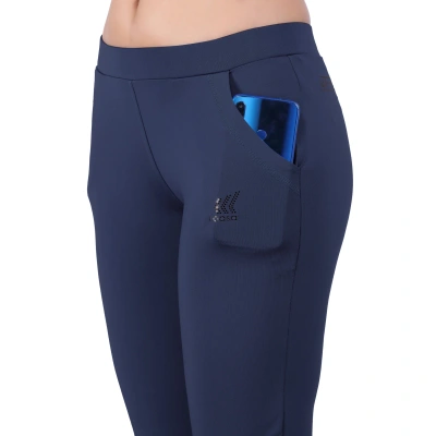 Buy the Womens Regular Fit Elastic Waist Activewear Track Pants Size XL