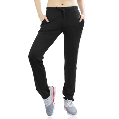 Laasa Sports  Mid-Rise Travelling Cotton Track Pant for Women