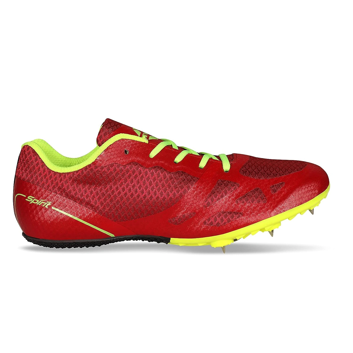 Nivia Men's Spikes Spirit Synthetic Running Shoes-RED-10-1