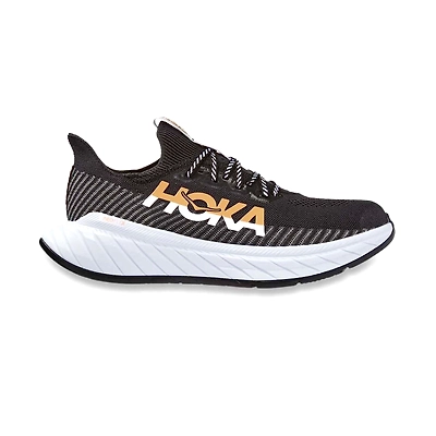 HOKA Men's Carbon X3 Performance Running Shoe-BLACK / WHITE-11-3
