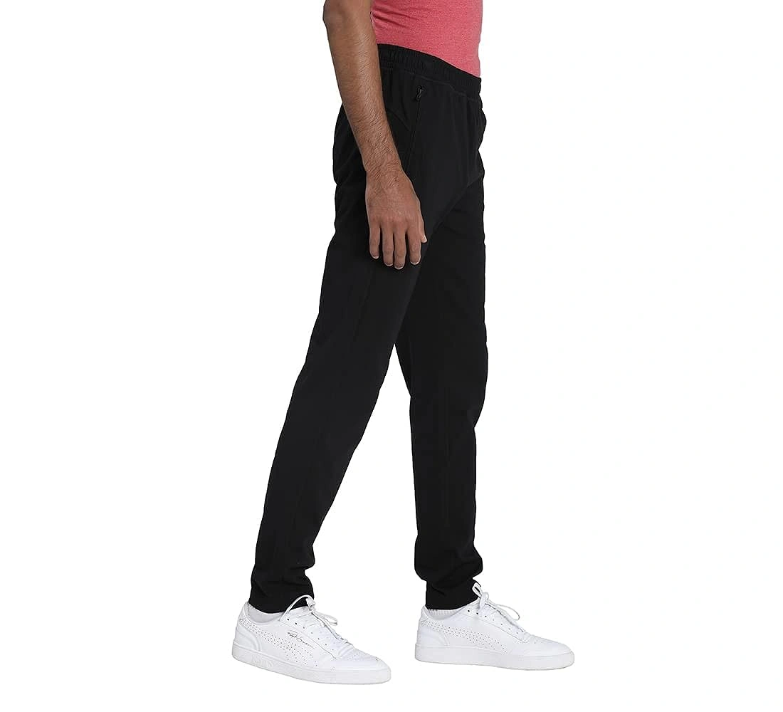 Puma Zippered Knitted Slim Fit Men's Jersey Sweat Pants-Black-XS-5