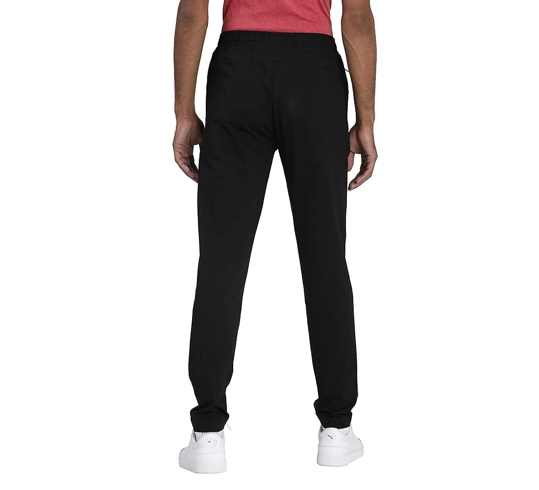 Puma Zippered Knitted Slim Fit Men's Jersey Sweat Pants-Black-XS-2