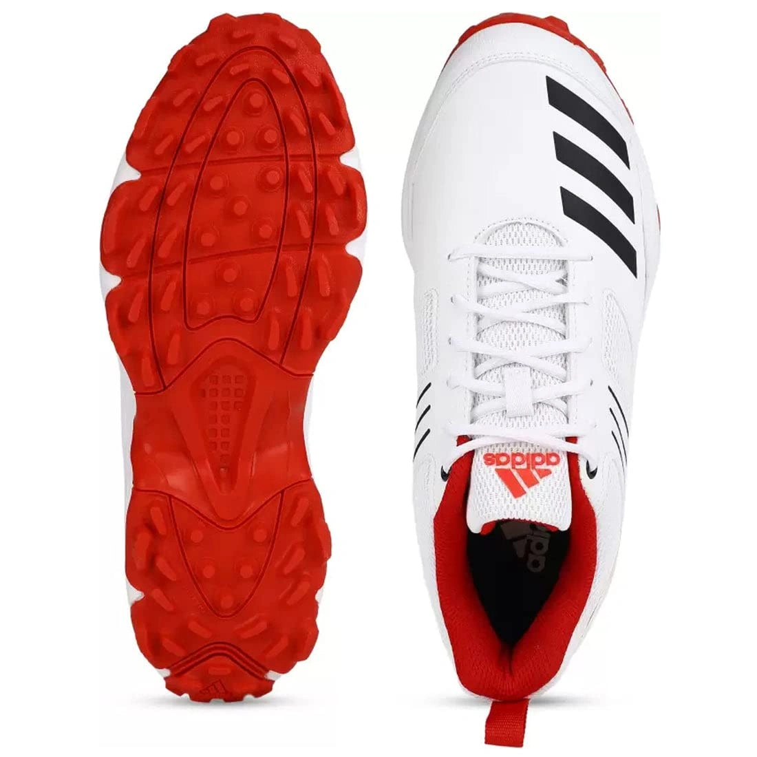 Adidas rubber spike cricket shoes on sale