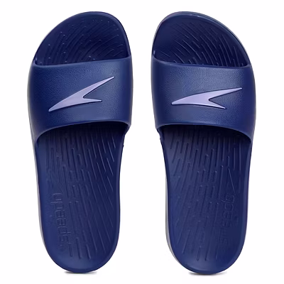 Speedo Single Colour Slide-AMM/MIAMI LILAC-4-5-1