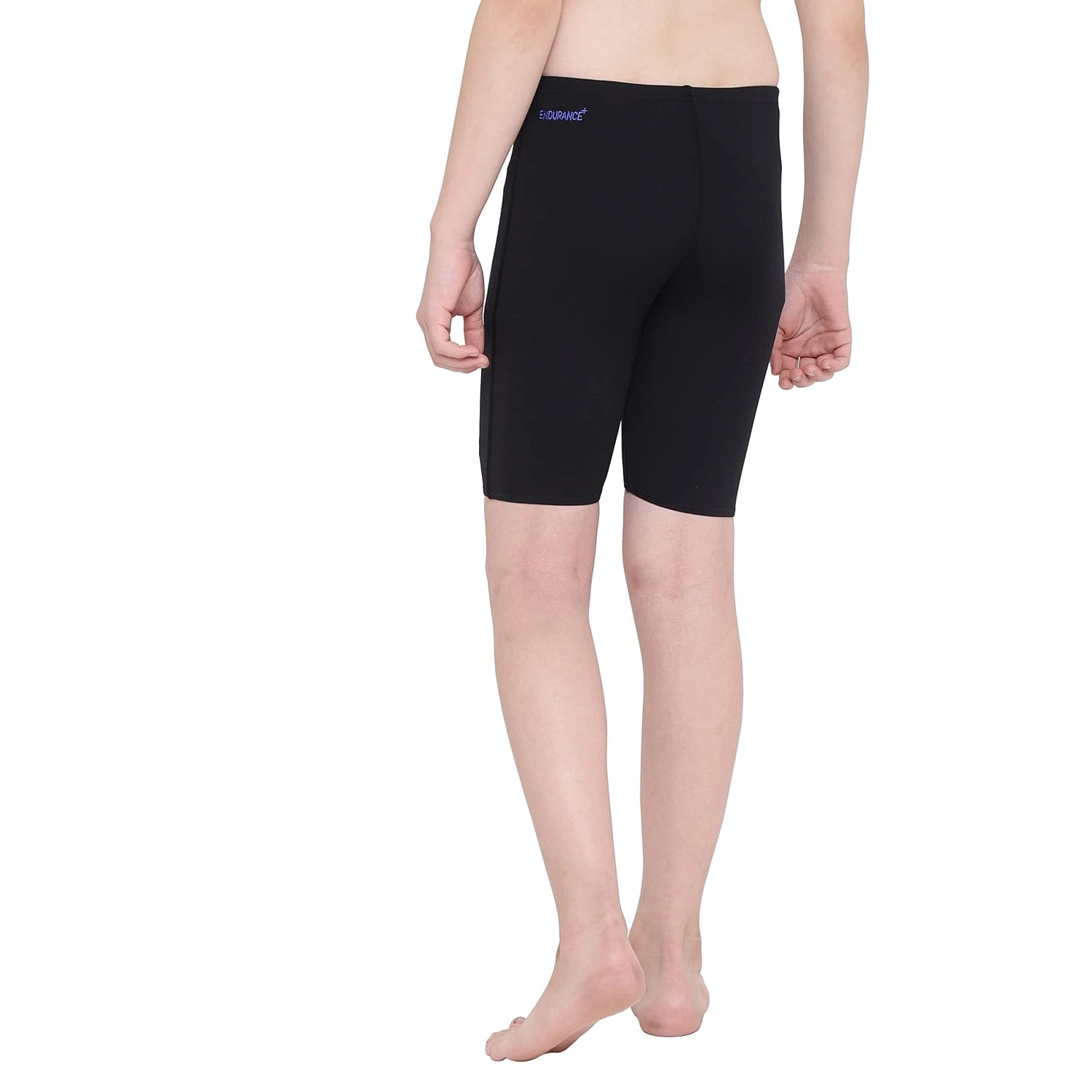 Speedo Essential Endurance Plus Jammer, Junior Boy-BLACK / BLUE FLAME-22-2