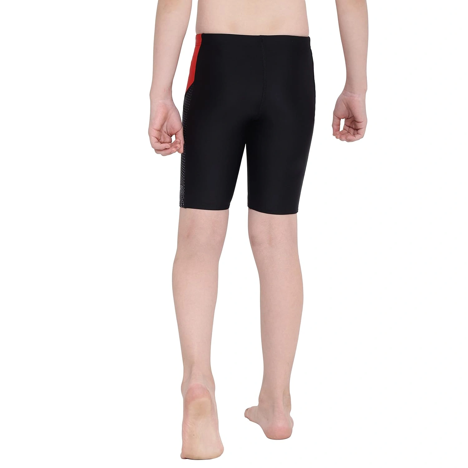 Speedo Dive Jammer, Boys-BLACK / FED RED / DOVE GREY-30-2