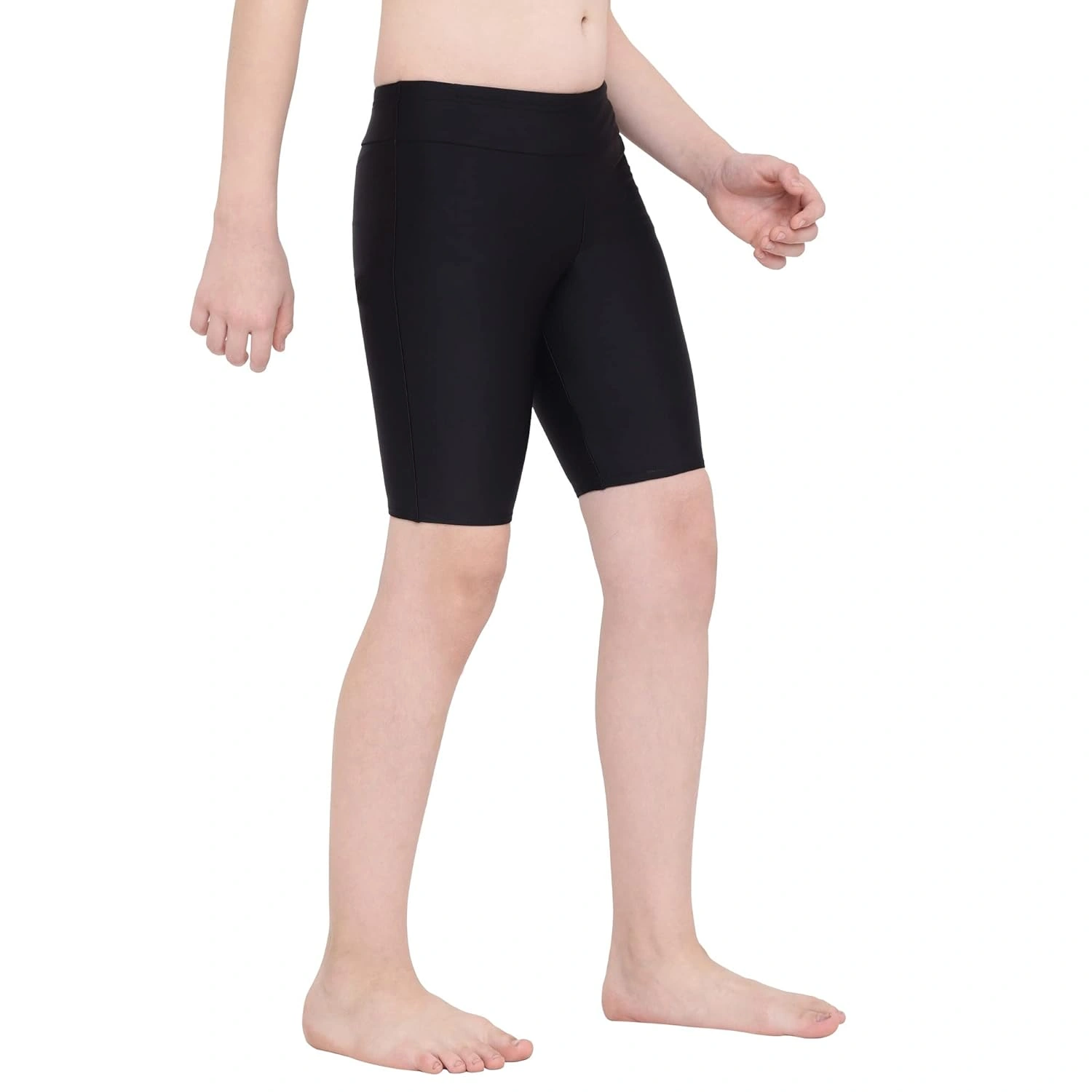 Speedo Essential Houston Jammer, Junior Boy-BLACK / BLUE FLAME-22-3