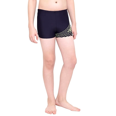 Speedo Medley Logo Aqua Short, Boys-TRUE NAVY / SPRITZ-24-1