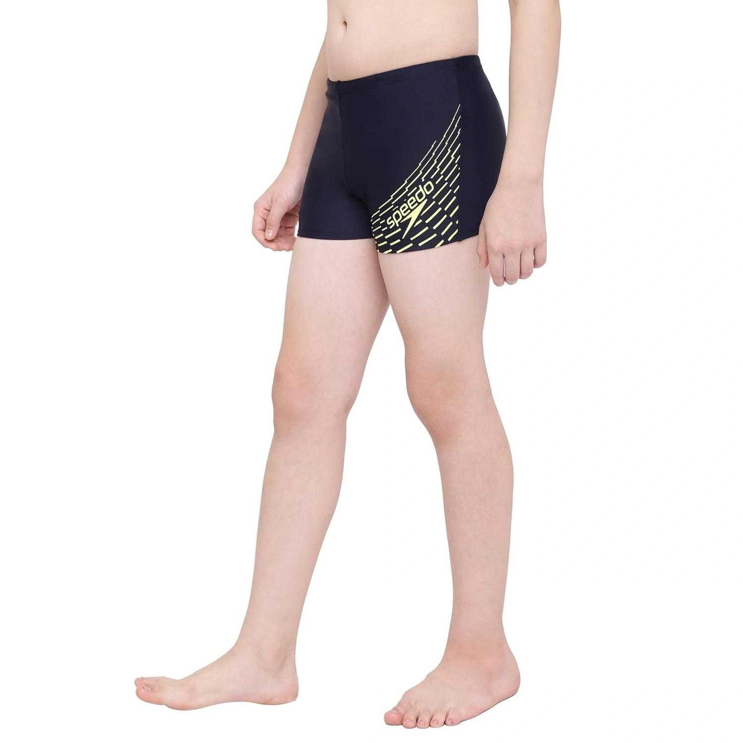 Speedo Medley Logo Aqua Short, Boys-TRUE NAVY / SPRITZ-28-5