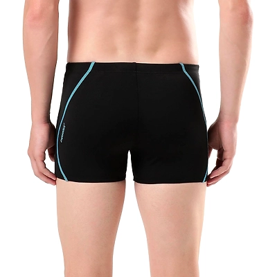Speedo Essential Splice Aquashort for Adult-BLACK / BOLT-34-3