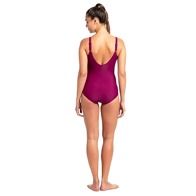 Speedo Brigitte One-Piece For Women-DEEP PLUM-34-3