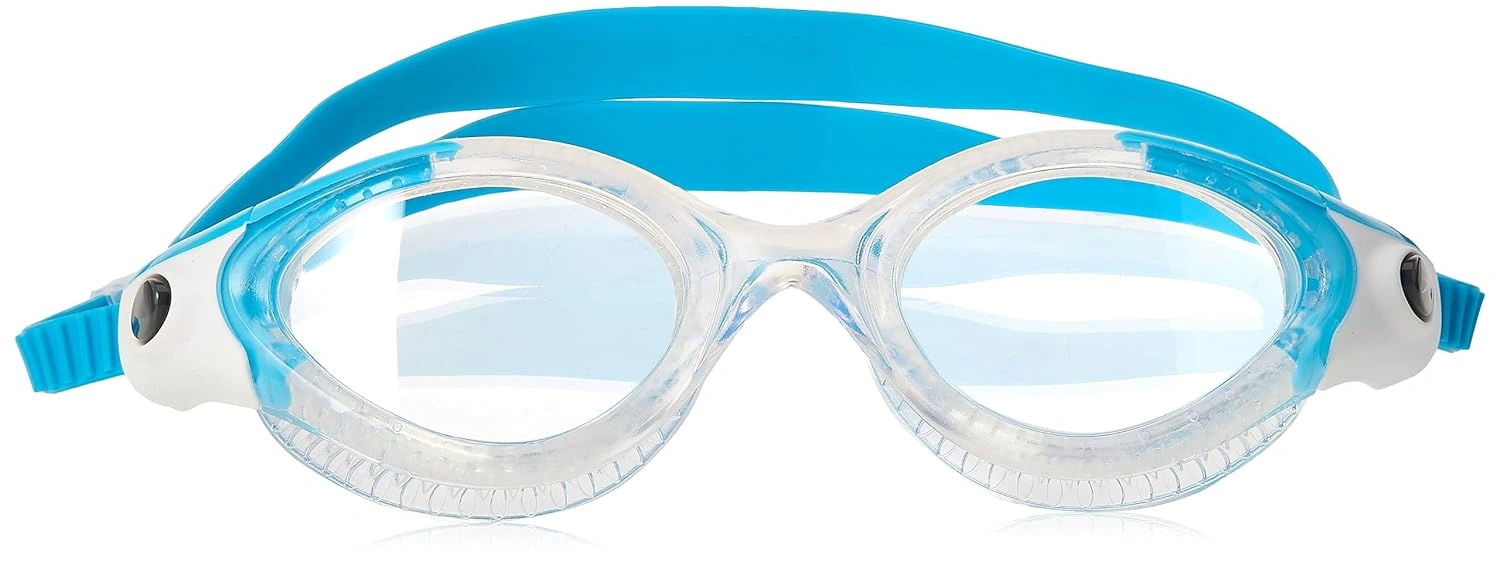 Speedo 811533B979 Blend Futura Biofuse Goggles, Adult-WHITE/BLUE-SR-3