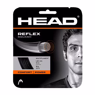 Head Reflex Squash String, 16L-BLACK-1