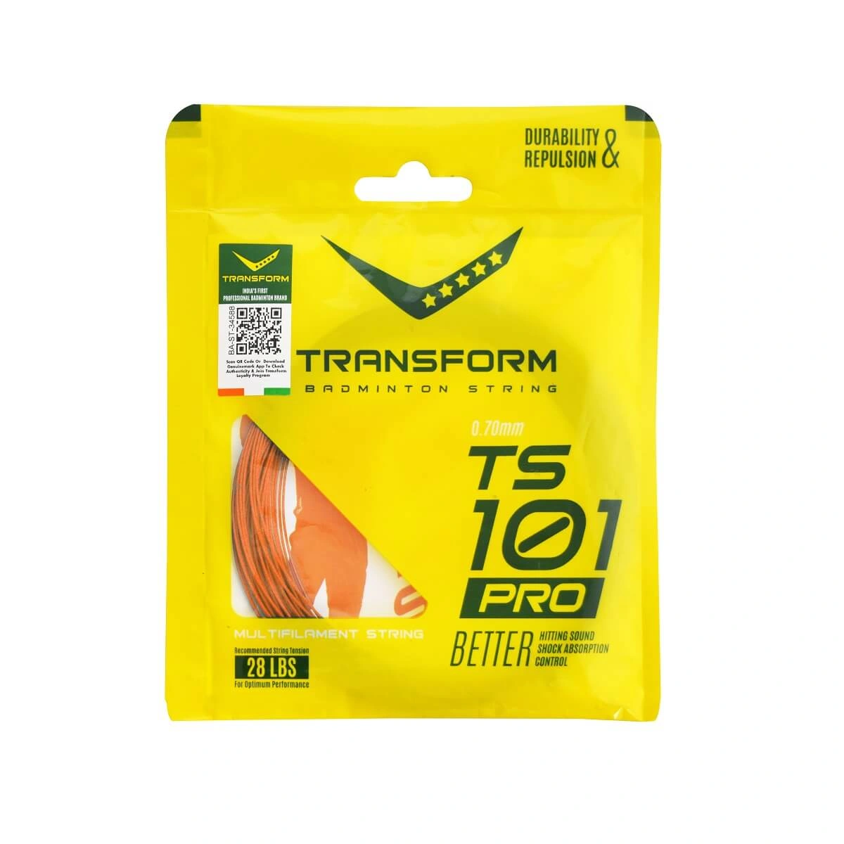 Transform String 101 Pro Badminton String (1 Pcs)-44489