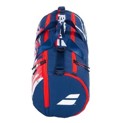 BABOLAT DUFFLE RACK BADMINTON BAG BLUE WHITE RED Total