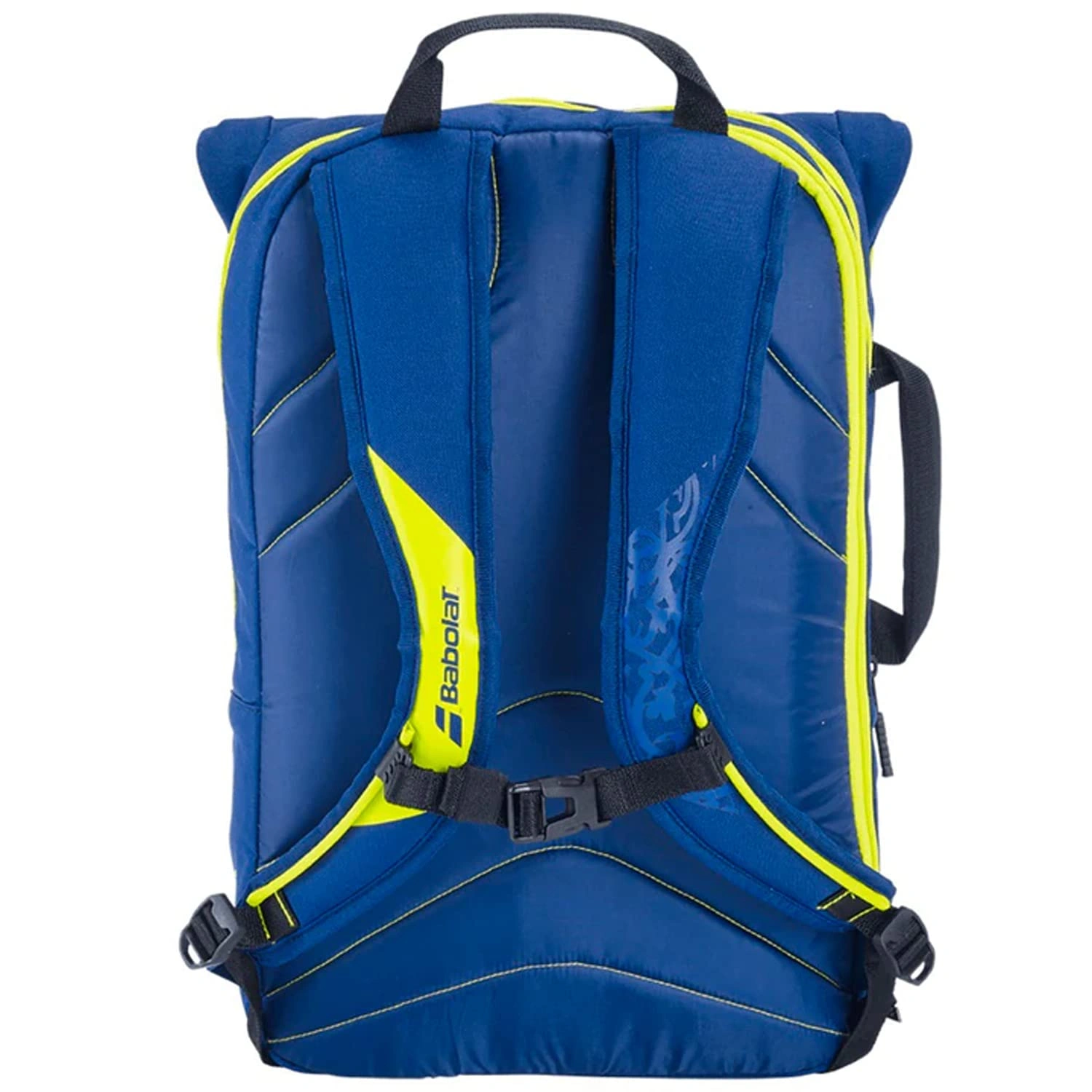 Babolat Tournament Badminton Backpack: Transform into a Racket Holder with Multiple Compartments for Organized Gear-NAVY BLUE GREEN-1