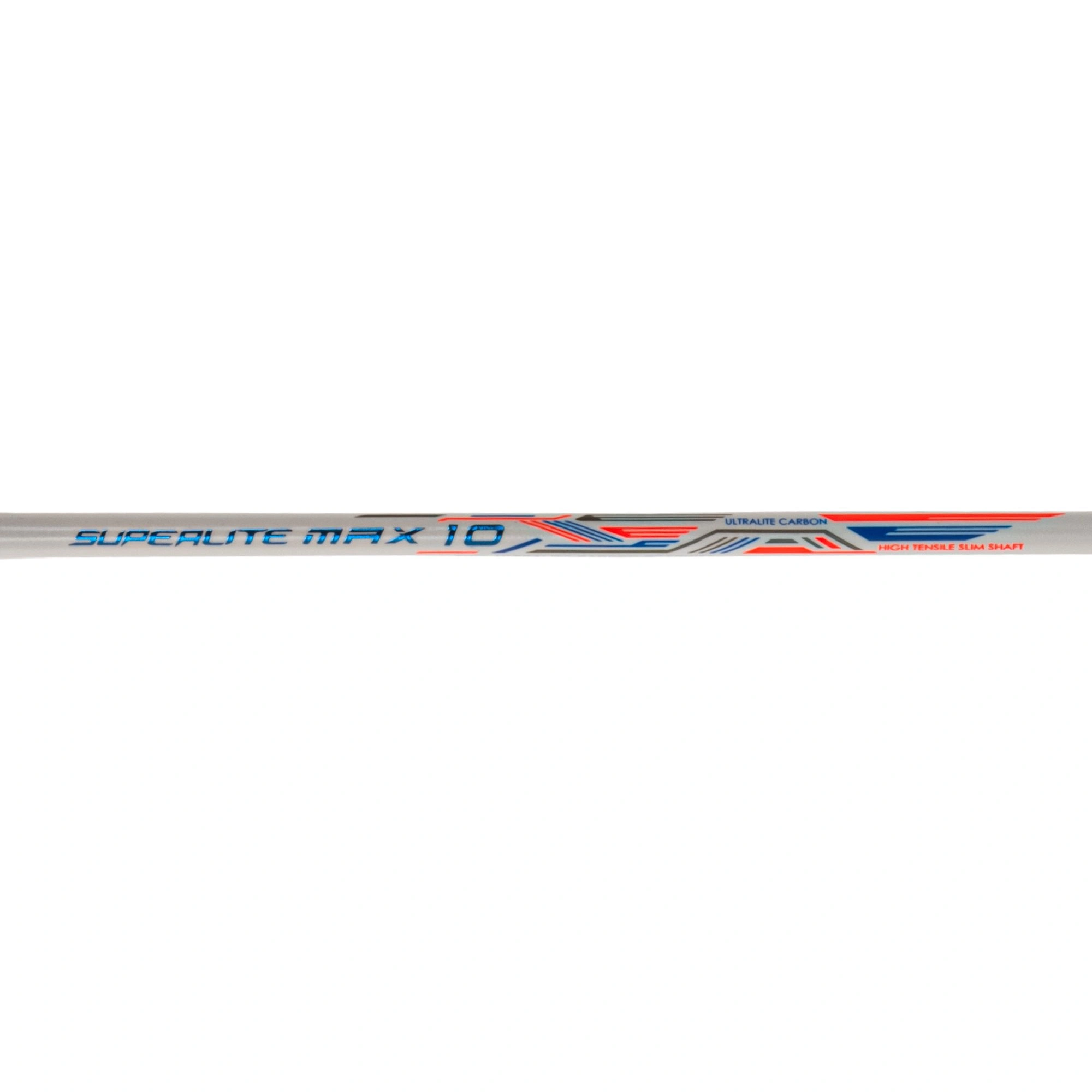 Li-Ning G-Force Superlite Max 10 Carbon Fibre Badminton Racket-WHITE/BLUE/ORANGE-FS-6