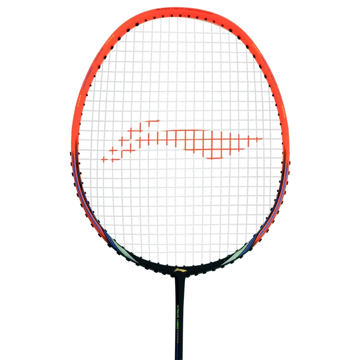 LI-NING Wind Lite 800 Unstrung Badminton Racquet-BLACK / ORANGE-FS-2