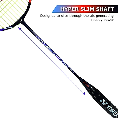 YONEX Astrox 100ZZ Graphite Unstrung Badminton Racquet (G5 4U)-DARK NAVY-3