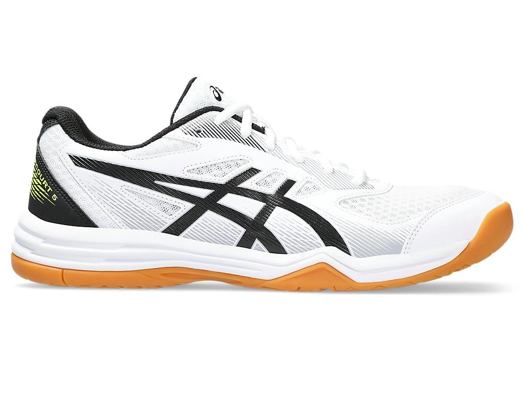 ASICS Upcourt 5 Men's Badminton Shoes: Lightweight, Flexible Badminton Trainers for Optimal Performance on the Court-103-10-2