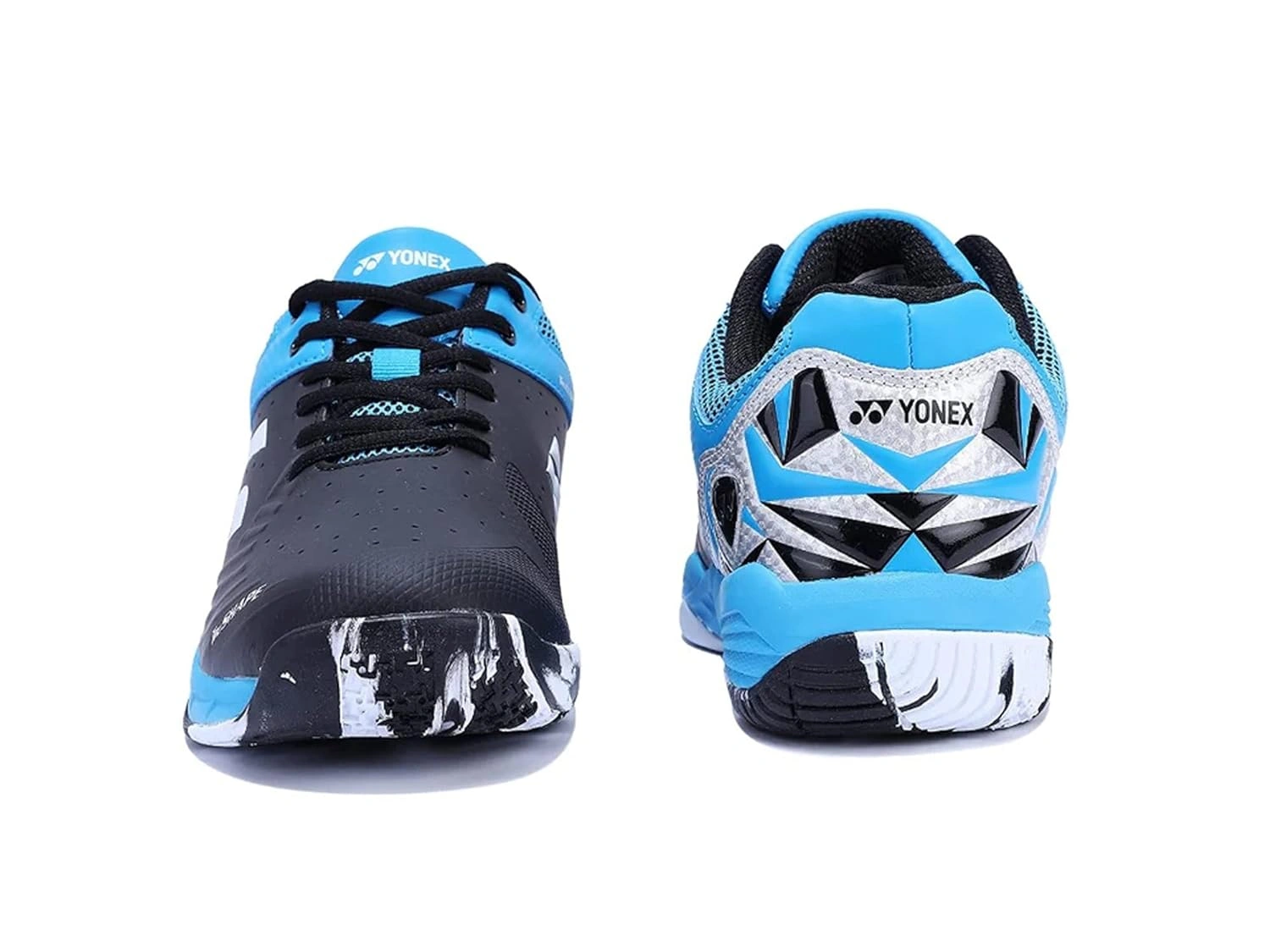 YONEX AKAYU SUPER 6 BADMINTON SHOES-BLACK AQUA BLUE-9-3