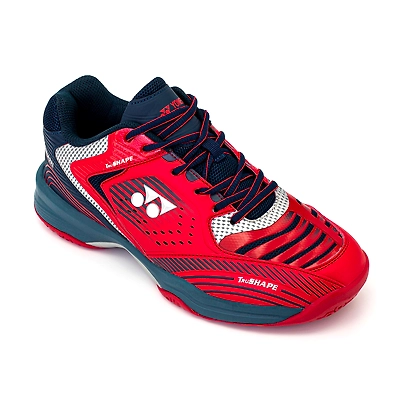 Yonex Kiwami Badminton Shoes For Men-6-FADDED RED DARK OCEANIC-3