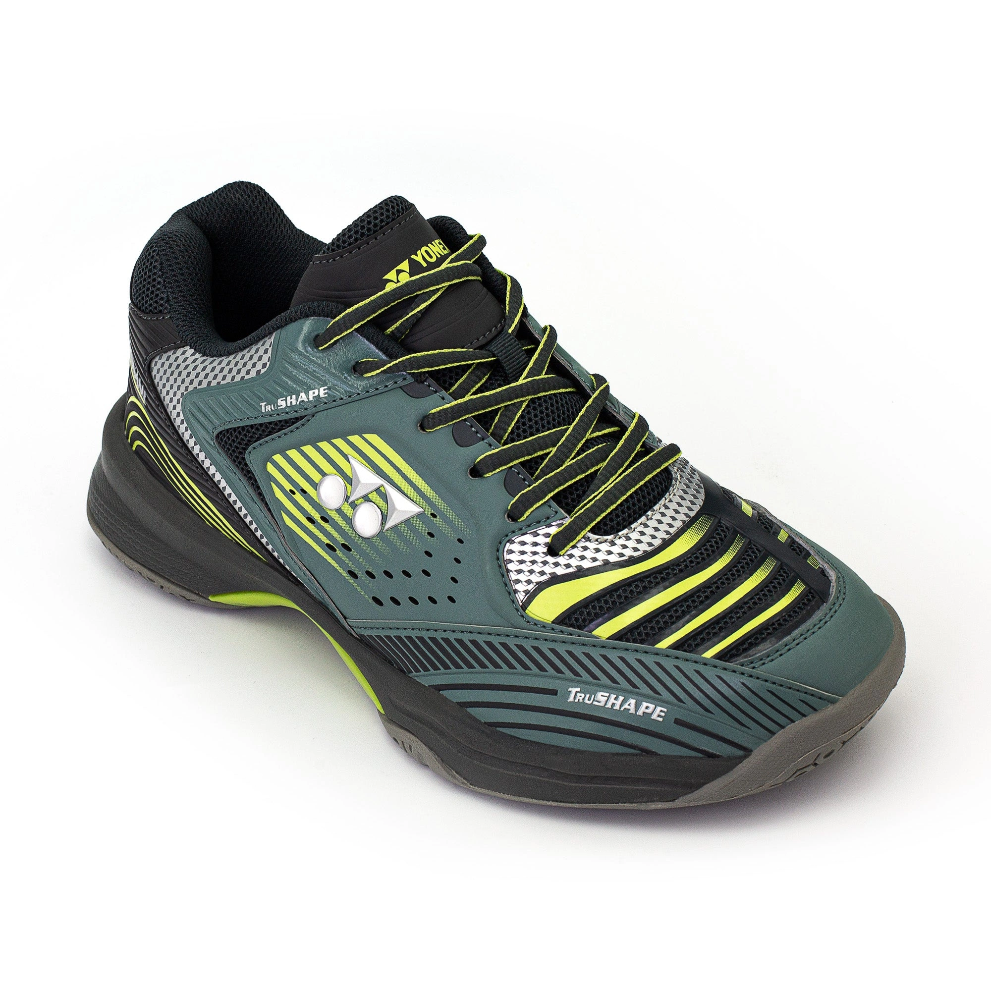 Yonex Kiwami Badminton Shoes For Men-MOON MIST/PEWTER/LIGHT LIME-11-2