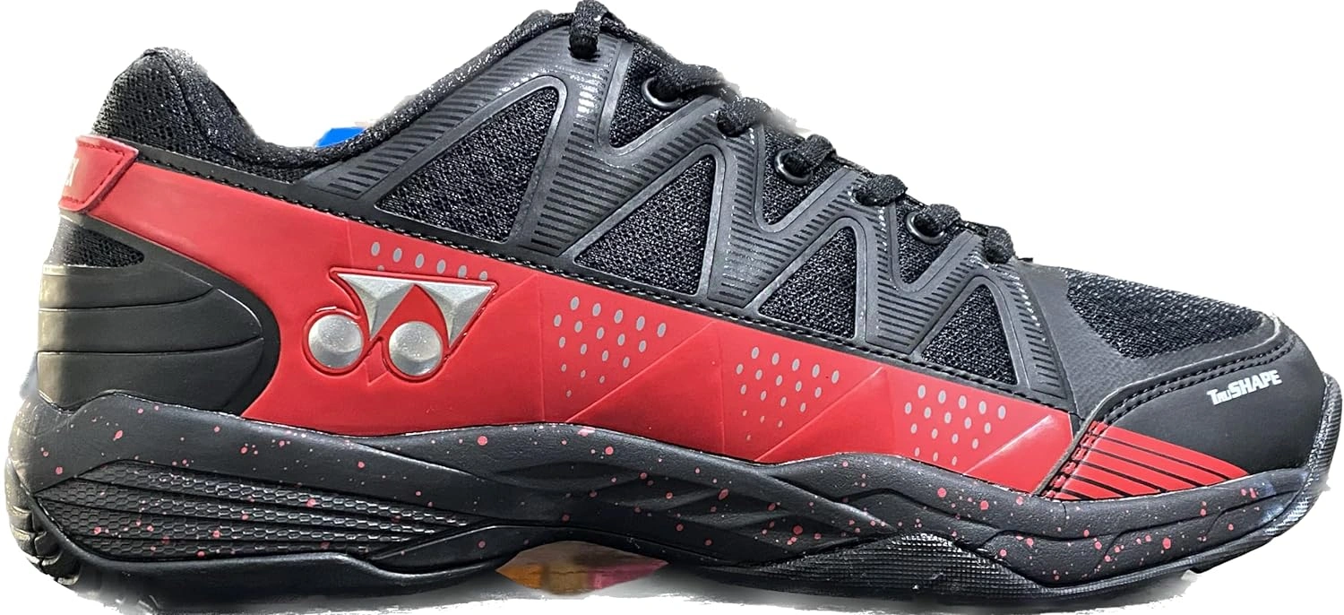 Yonex Skill TRU Cushion Non-Marking Badminton Shoe-9-BLACK-BLUE-BERRY-1