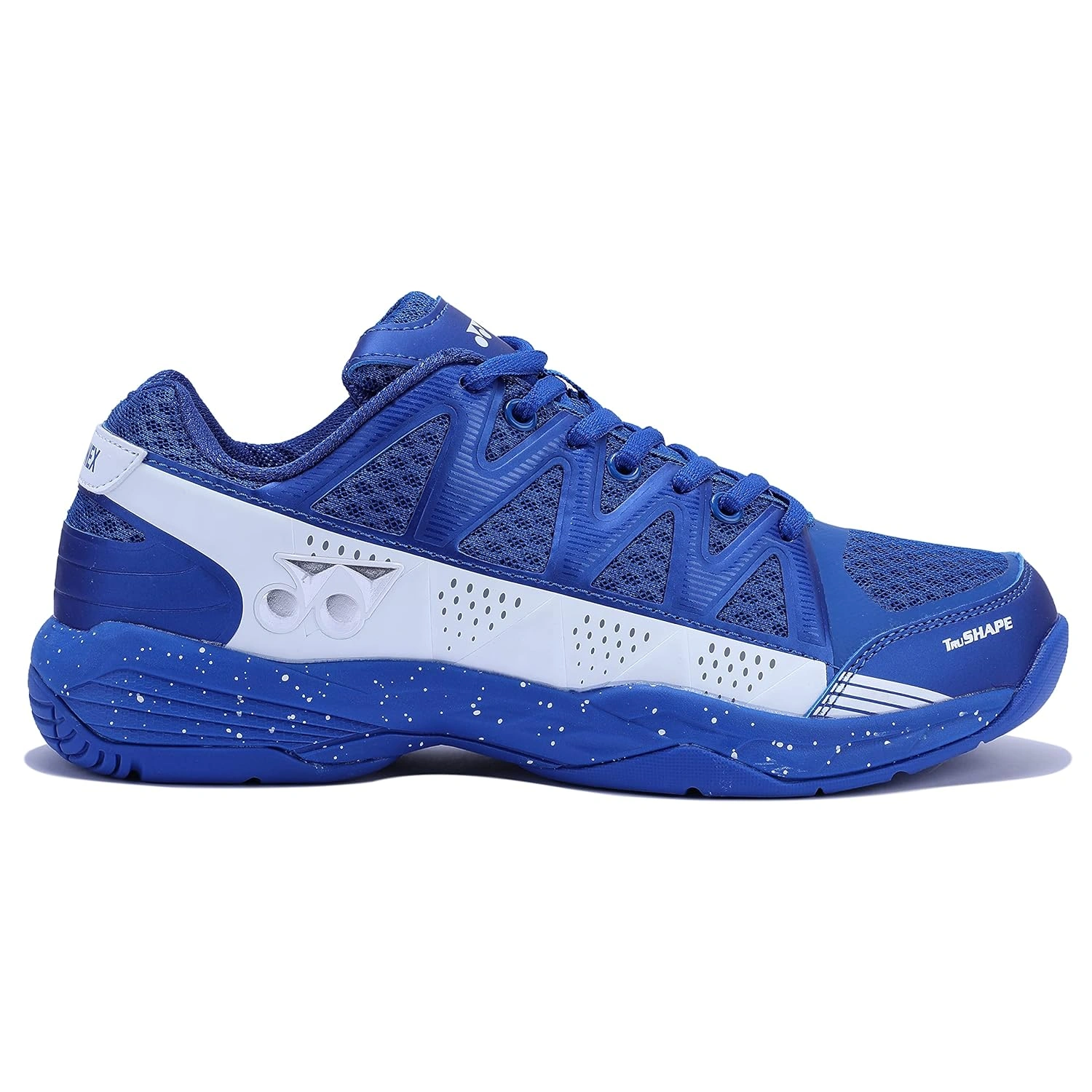 Yonex Skill TRU Cushion Non-Marking Badminton Shoe-7-HYPER BLUE WHITE-1