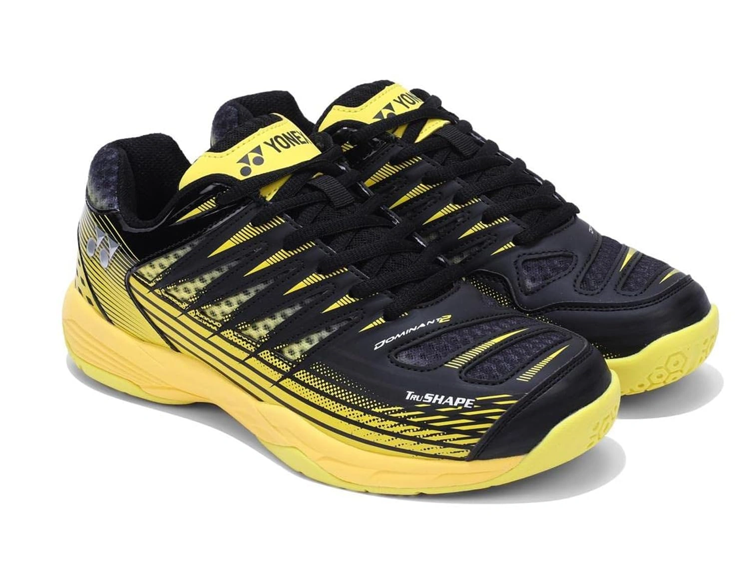 YONEX Tour Dominant 2 Badminton Shoes-BLACK NEON LIME-10-8