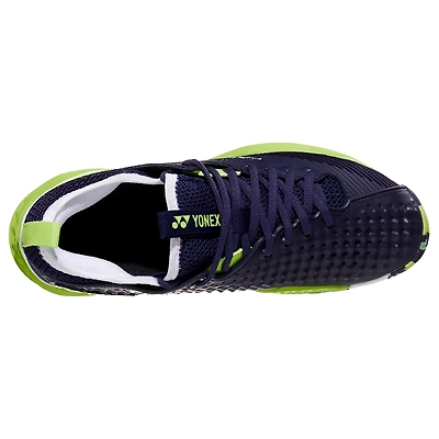 YONEX FUSIONREV4 Tennis Shoes-LIME/NAVY-8-5