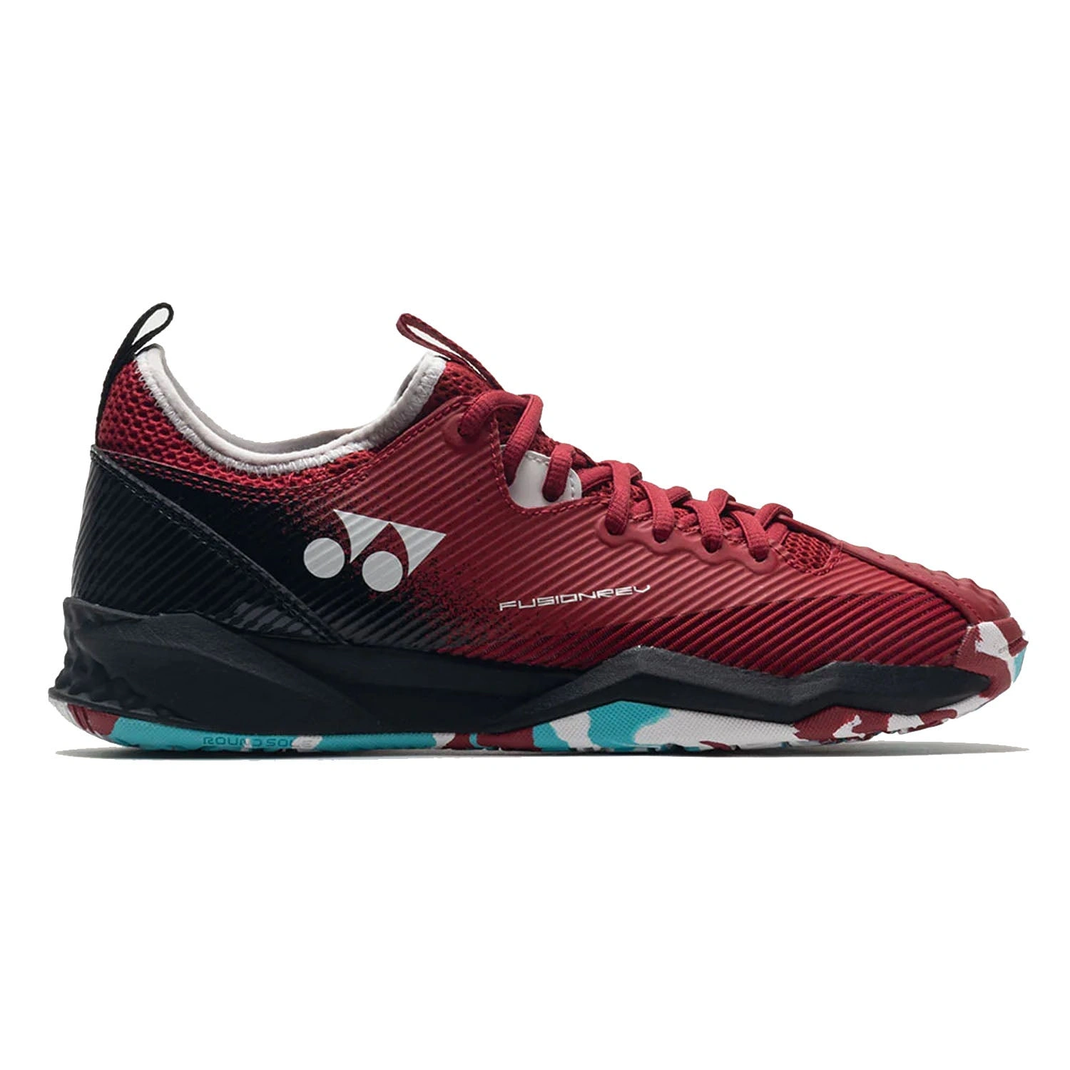 YONEX FUSIONREV4 Tennis Shoes-10-RED BLACK-2