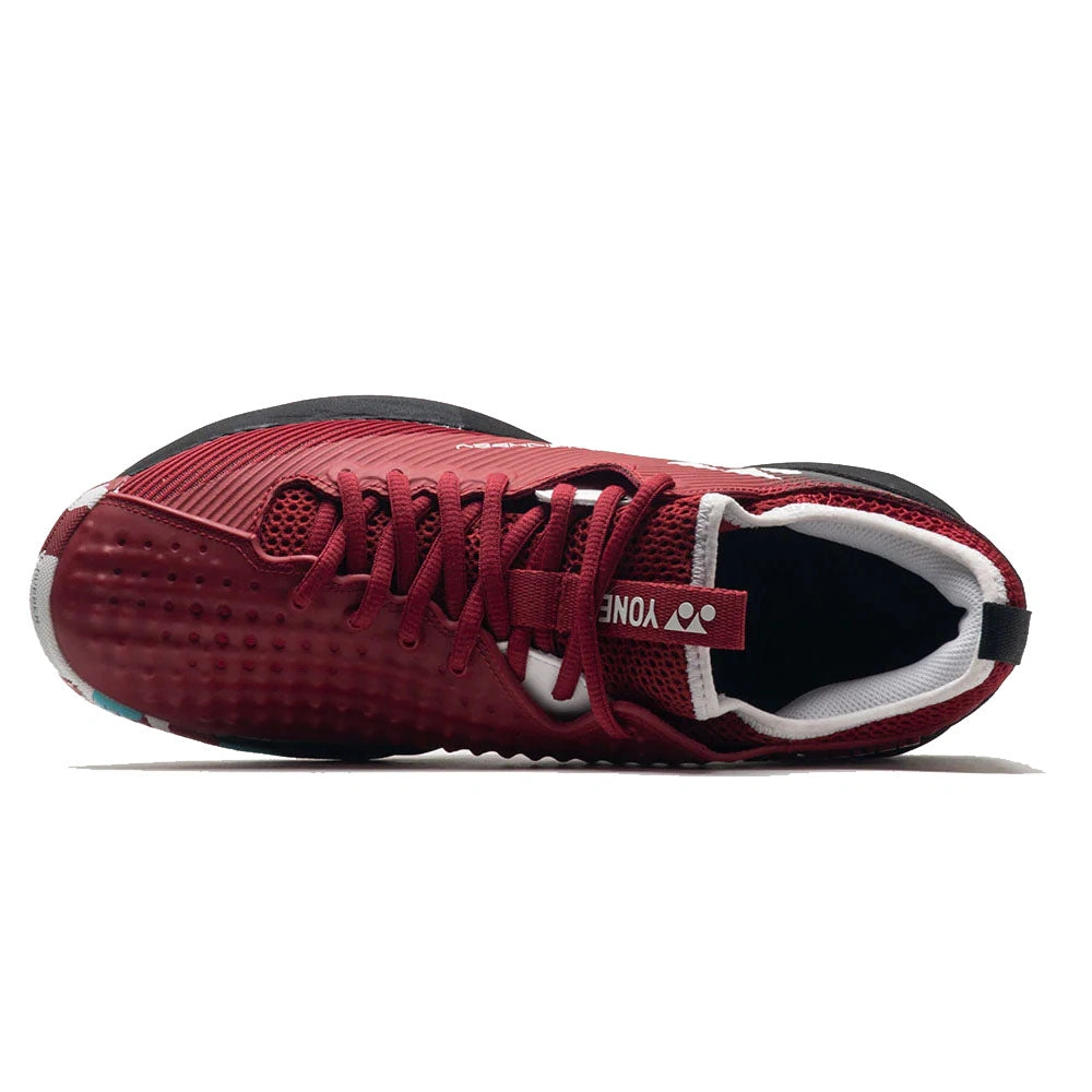 YONEX FUSIONREV4 Tennis Shoes-10-RED BLACK-3