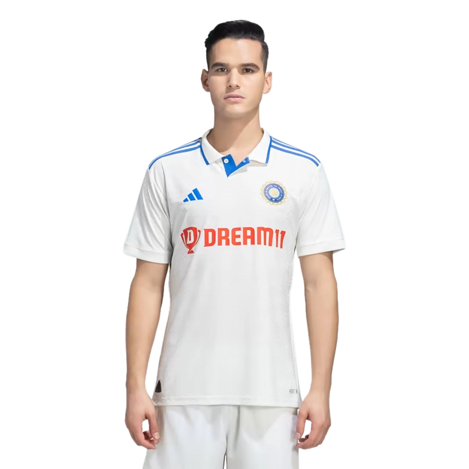 Adidas Men's India Cricket Test Match Jersey: Authentic Performance Wear for the Dedicated Cricket Fan-52548