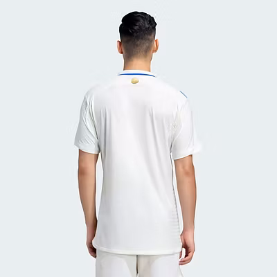 Adidas Men's India Cricket Test Match Jersey: Authentic Performance Wear for the Dedicated Cricket Fan-OFF WHITE-M-3