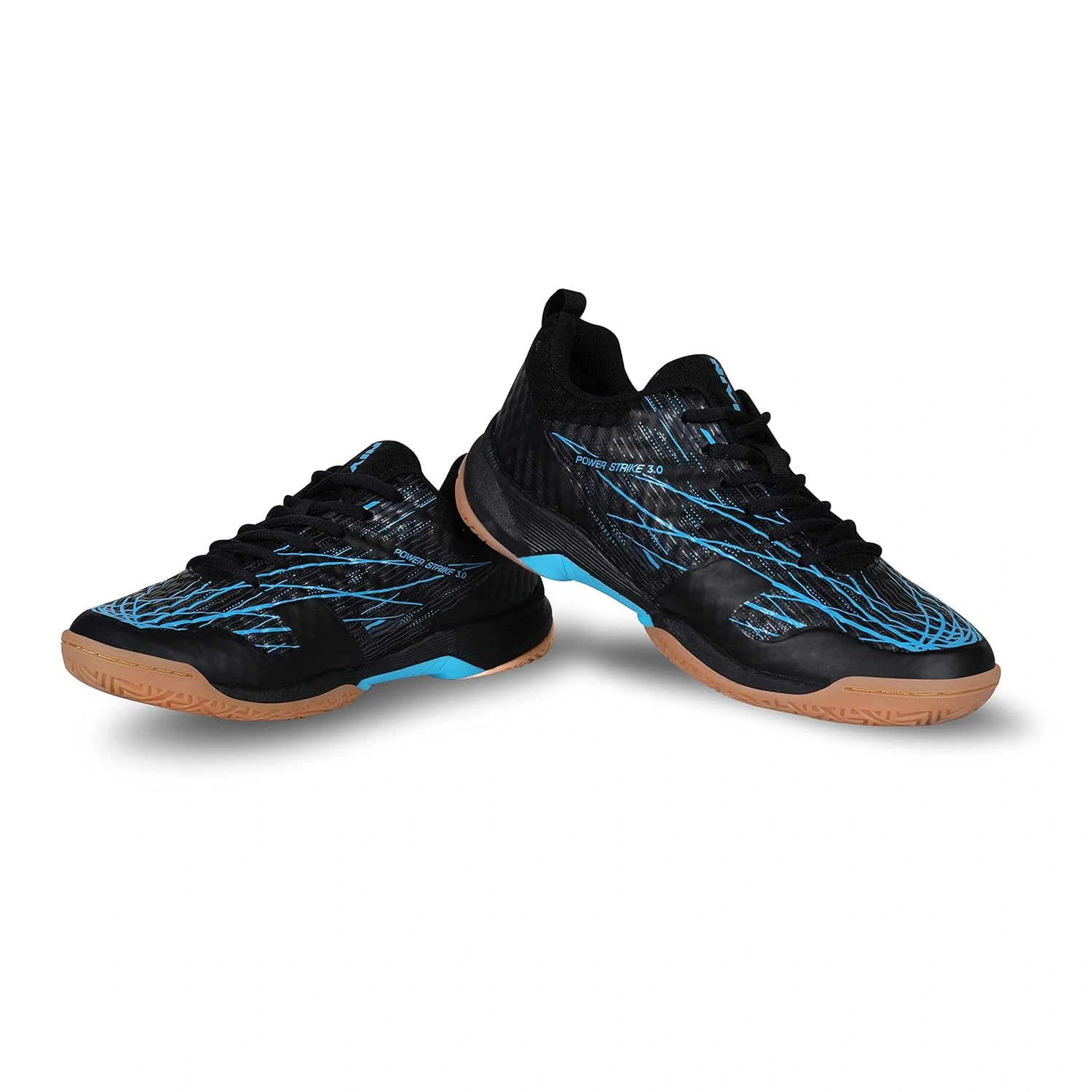 Nivia Powerstrike 3.0 Badminton Shoes-10-BLACK/BLUE-8