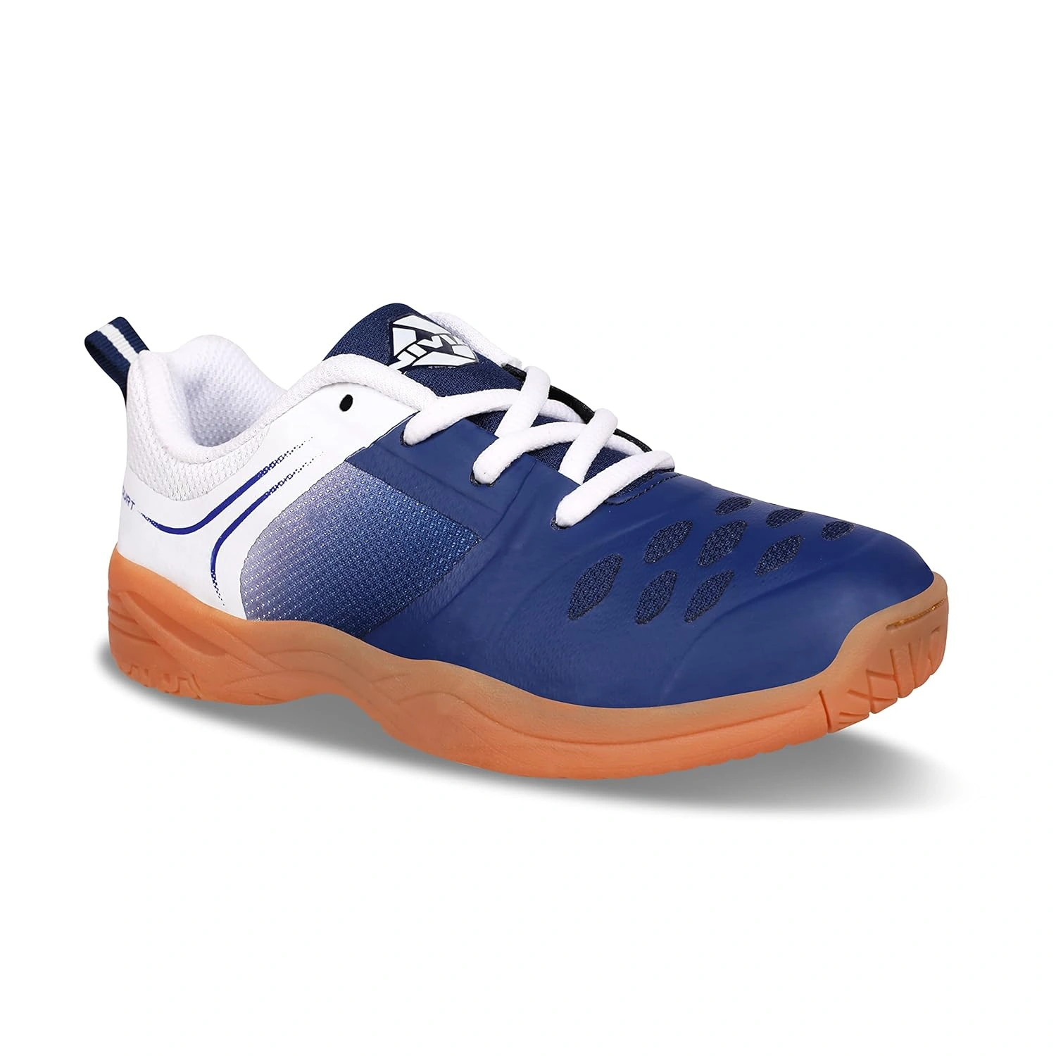 Nivia Hy-Court 2.0 Kids Badminton Shoes-BLUE WHITE-S12-1