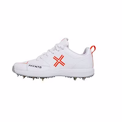 Payntrx Cricket Shoes-ALL WHITE-11-1