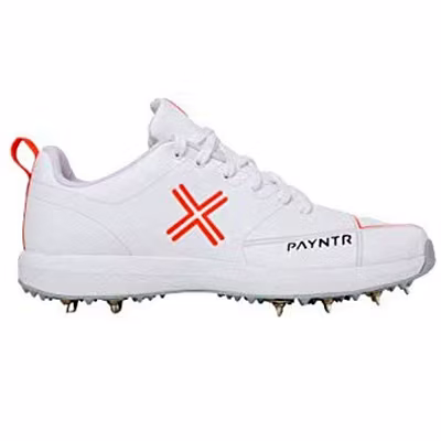 Payntrx Cricket Shoes-ALL WHITE-11-3