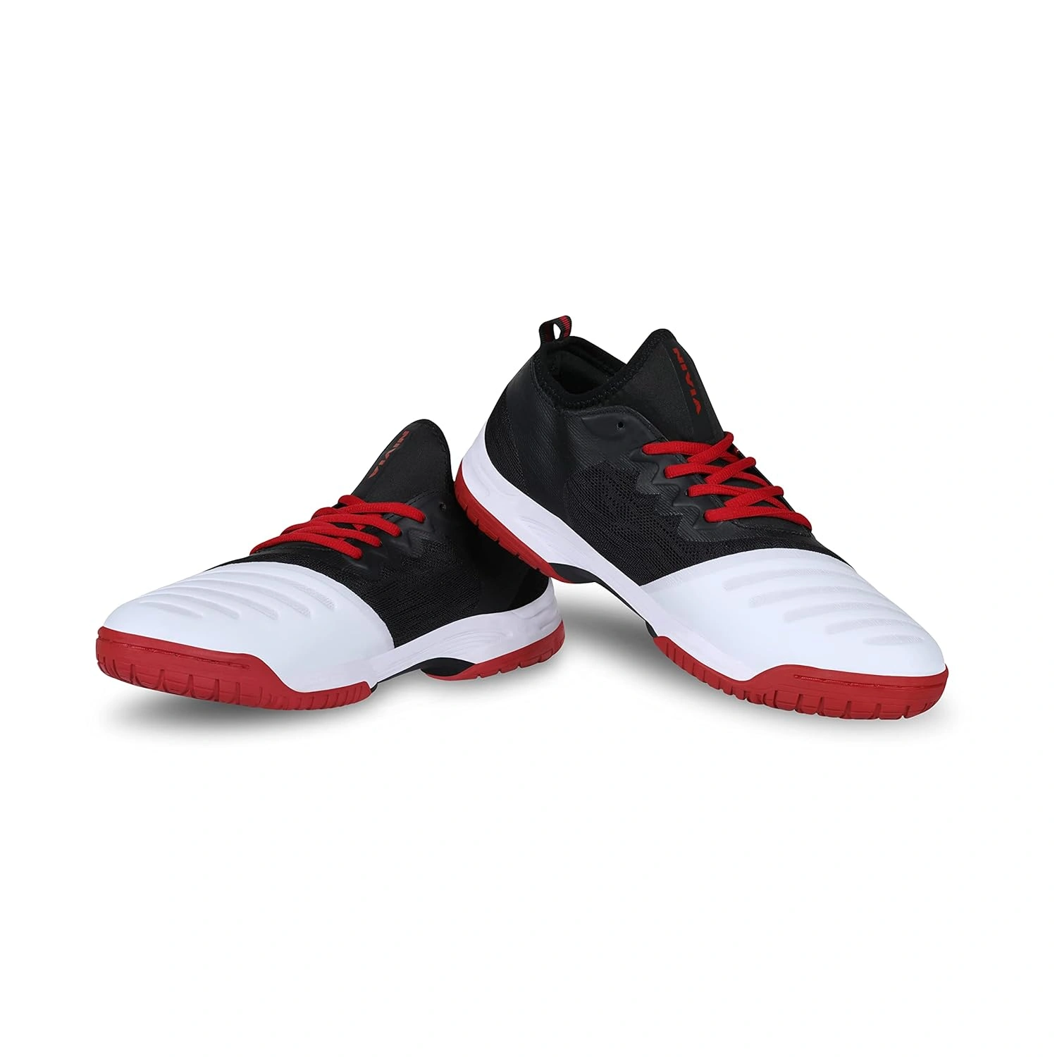 Nivia Men Zeal 2.0: The Perfect Tennis Court-BLACK/WHITE-3-8