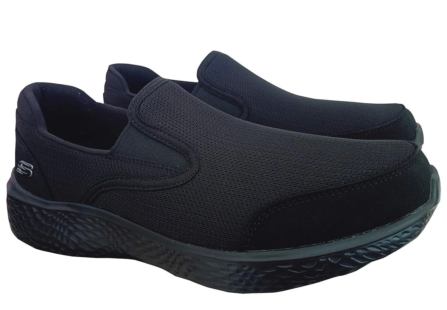 Skechers Men's Modern Cool Sports Walking Shoes-7-BLACK-2