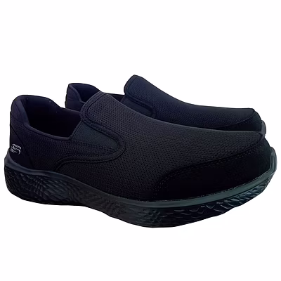 Skechers Men's Modern Cool Sports Walking Shoes-BLACK-8-5