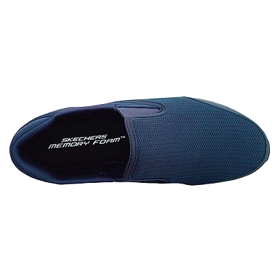 Skechers Men's Modern Cool Sports Walking Shoes-NAVY/GREY-7-5